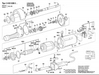 Bosch 0 602 220 001 ---- Hf Straight Grinder Spare Parts